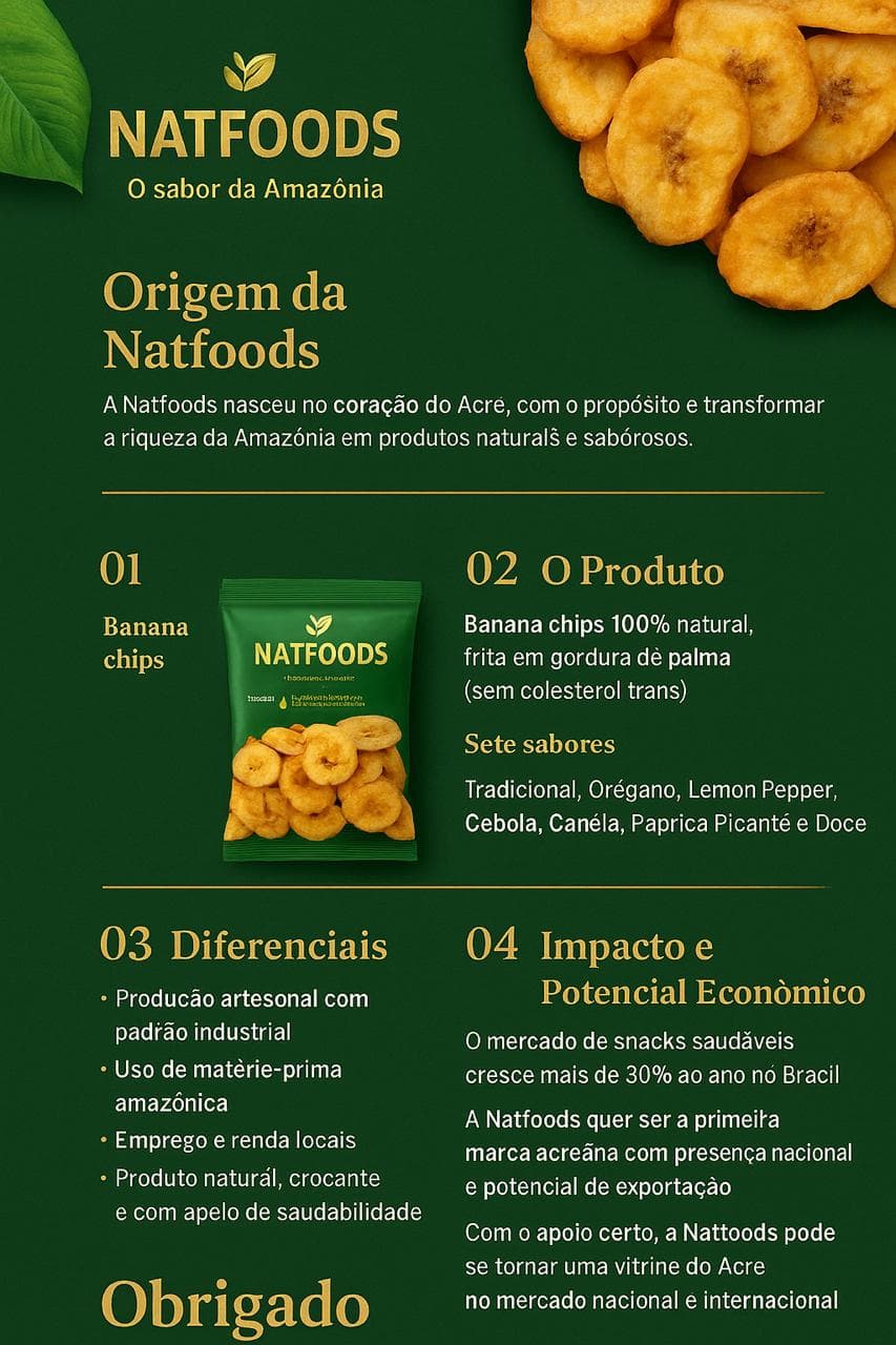 Chips de banana Natfoods sabor Páprica Picante